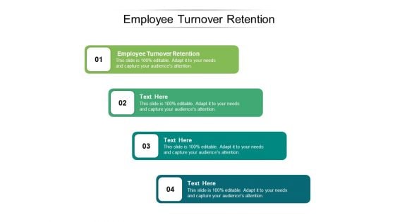 Employee Turnover Retention Ppt PowerPoint Presentation Outline Outfit Cpb Pdf