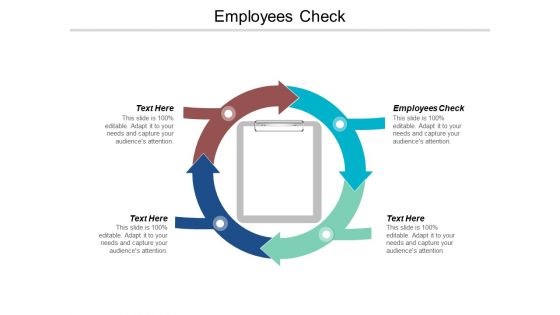 Employees Check Ppt PowerPoint Presentation Ideas Visuals Cpb