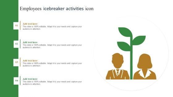 Employees Icebreaker Activities Icon Ideas PDF