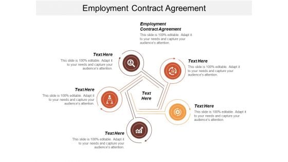 Employment Contract Agreement Ppt PowerPoint Presentation Ideas Files Cpb