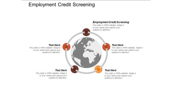 Employment Credit Screening Ppt Powerpoint Presentation Professional Graphics Cpb