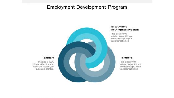 Employment Development Program Ppt PowerPoint Presentation Summary Clipart Cpb