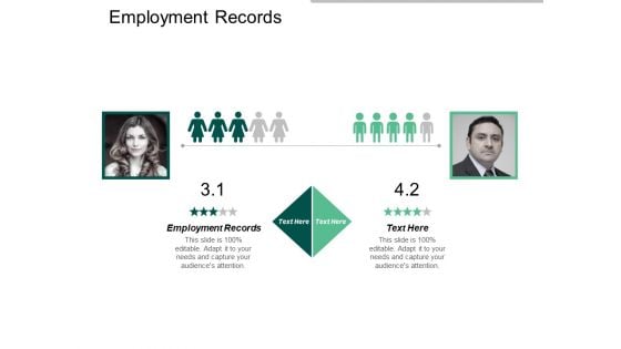 Employment Records Ppt PowerPoint Presentation Inspiration Design Templates Cpb