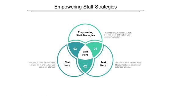 Empowering Staff Strategies Ppt PowerPoint Presentation Show Background Image Cpb Pdf