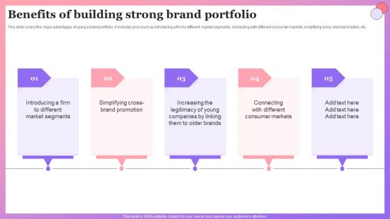 Enabling Brand Portfolio Benefits Of Building Strong Brand Portfolio Summary PDF