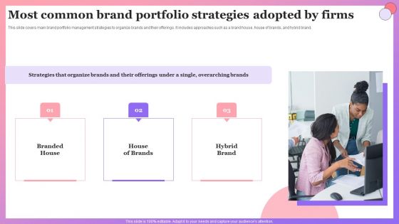 Enabling Brand Portfolio Most Common Brand Portfolio Strategies Adopted By Firms Summary PDF