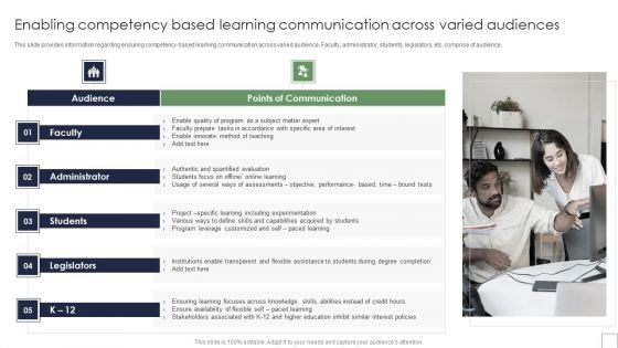 Enabling Competency Based Learning Communication Across Varied Audiences Designs PDF