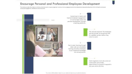 Encourage Personal And Professional Employee Development Template PDF