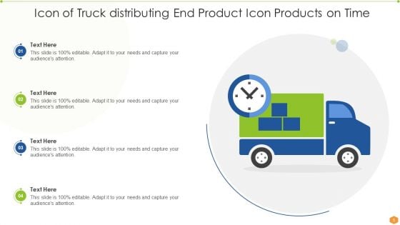 End Product Icon Ppt PowerPoint Presentation Complete Deck With Slides