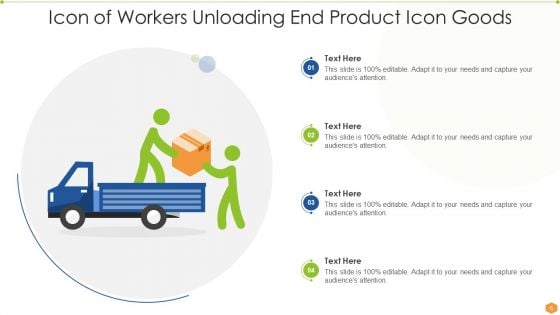 End Product Icon Ppt PowerPoint Presentation Complete Deck With Slides