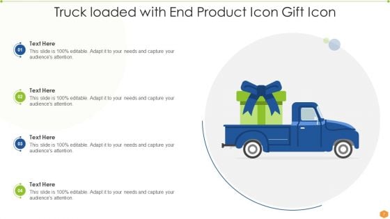 End Product Icon Ppt PowerPoint Presentation Complete Deck With Slides