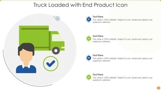 End Product Icon Ppt PowerPoint Presentation Complete Deck With Slides