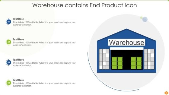 End Product Icon Ppt PowerPoint Presentation Complete Deck With Slides