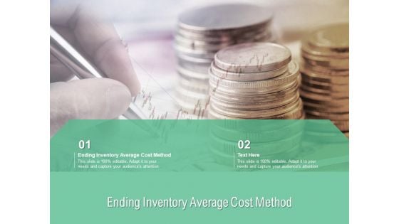 Ending Inventory Average Cost Method Ppt PowerPoint Presentation Professional Elements Cpb Pdf