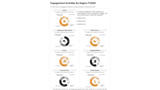 Engagement Activities By Region FY2020 One Pager Documents