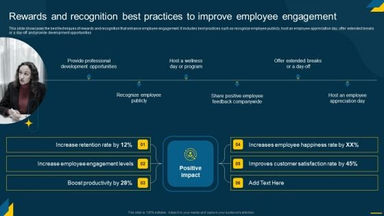 Engaging Employees Strategic Rewards And Recognition Best Practices To Improve Brochure PDF