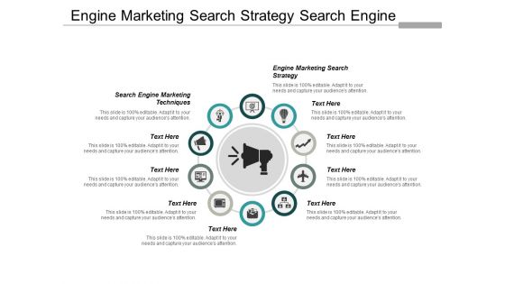 Engine Marketing Search Strategy Search Engine Marketing Techniques Ppt PowerPoint Presentation Pictures Graphics