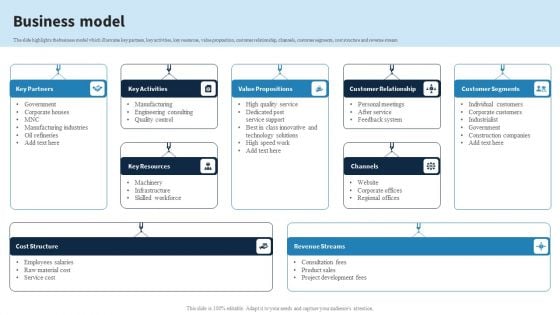 Engineering Services Company Report Business Model Ppt PowerPoint Presentation Gallery Infographic Template PDF Engineering Services Company Report Business Model Ppt PowerPoint Presentation Gallery Infographic Template PDF