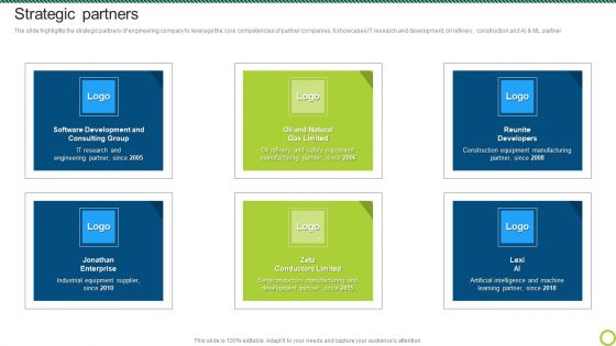 Engineering Solutions Company Detail Strategic Partners Summary PDF