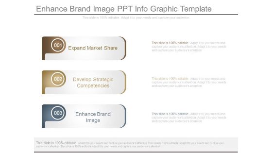 Enhance Brand Image Ppt Info Graphic Template