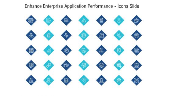 Enhance Enterprise Application Performance Icons Slide Ppt Inspiration Background Designs PDF