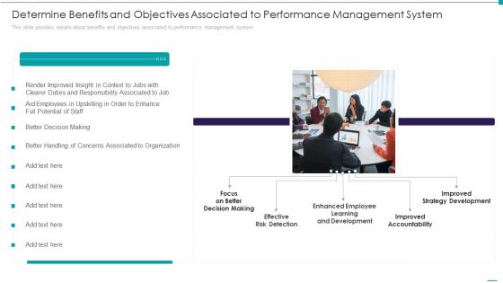 Enhance Performance Of Workforce Determine Benefits And Objectives Associated To Performance Management System Themes PDF