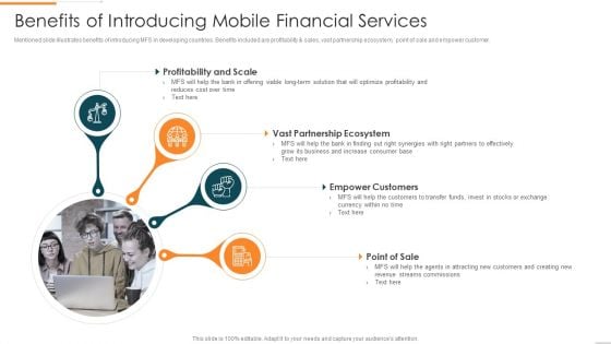 Enhanced Customer Banking Experience With Mobile Benefits Of Introducing Mobile Financial Elements PDF