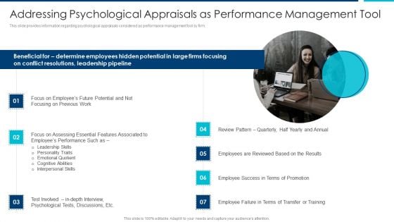 Enhanced Workforce Effectiveness Structure Addressing Psychological Appraisals As Performance Introduction PDF