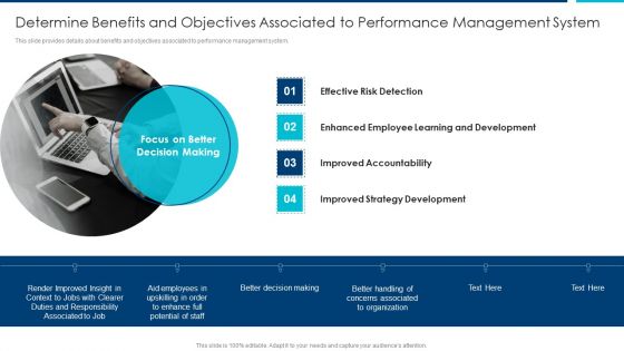 Enhanced Workforce Effectiveness Structure Determine Benefits And Objectives Associated Portrait PDF