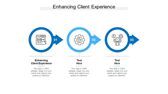 Enhancing Client Experience Ppt PowerPoint Presentation Portfolio Vector Cpb