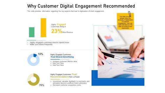 Enhancing Customer Engagement Digital Platform Why Customer Digital Engagement Recommended Elements PDF