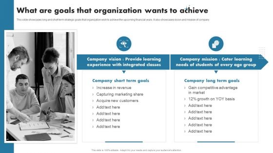 Enhancing Customer Outreach What Are Goals That Organization Wants To Achieve Mockup PDF