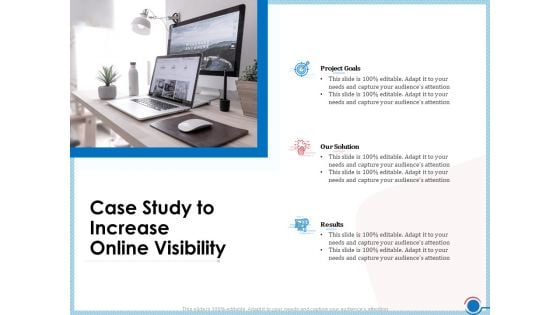 Enhancing Digital Presence Proposal Template Case Study To Increase Online Visibility Slides PDF Enhancing Digital Presence Proposal Template Case Study To Increase Online Visibility Slides PDF