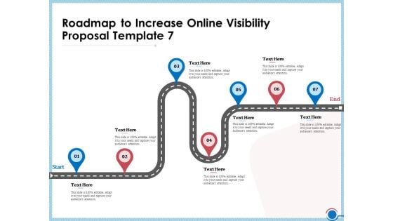 Enhancing Digital Presence Proposal Template Roadmap To Increase Online Visibility Proposal Template 7 Sample PDF