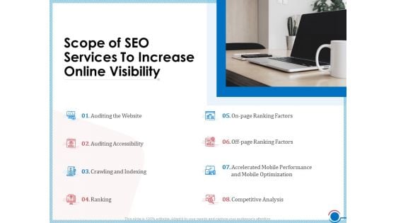 Enhancing Digital Presence Proposal Template Scope Of SEO Services To Increase Online Visibility Sample PDF