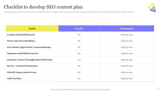 Enhancing Digital Visibility Using SEO Content Strategy Ppt PowerPoint Presentation Complete Deck With Slides Slide14