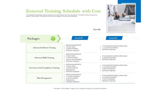 Enhancing Financial Institution Operations External Training Schedule With Cost Download PDF