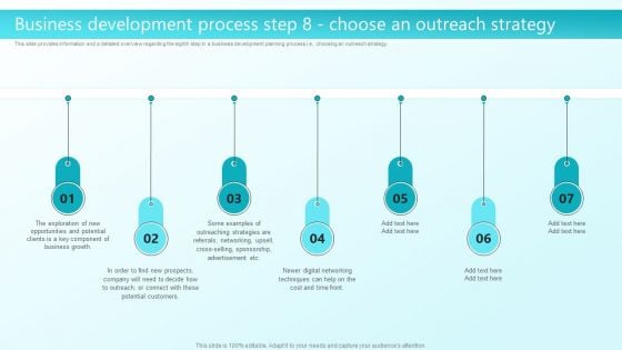 Enhancing Sales Through Effective Business Development Planning Procedure Business Development Process Step 8 Summary PDF