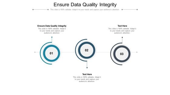 Ensure Data Quality Integrity Ppt PowerPoint Presentation Gallery Images Cpb Pdf