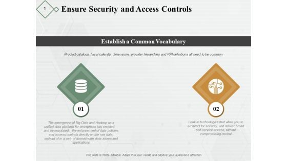 Ensure Security And Access Controls Ppt PowerPoint Presentation Pictures Examples