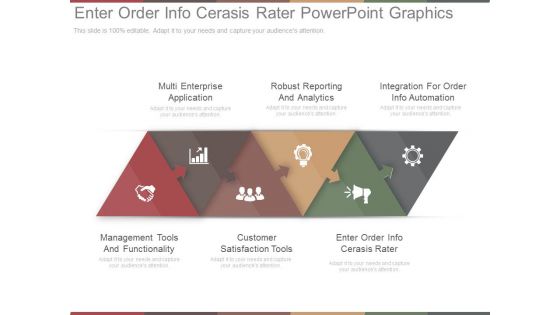 Enter Order Info Cerasis Rater Powerpoint Graphics