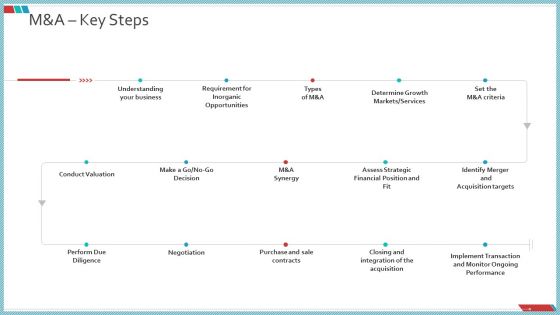 Enterprise Action Plan For Growth M And A Key Steps Diagrams PDF