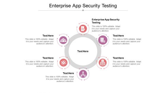 Enterprise App Security Testing Ppt PowerPoint Presentation Summary Show Cpb