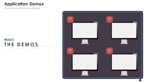 Enterprise Application Software Company Application Demos Themes PDF