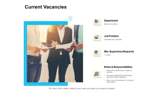 Enterprise Capability Management Current Vacancies Ppt Infographics Elements PDF