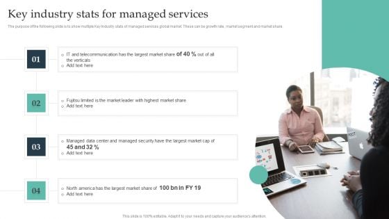 Enterprise Consumer Technology Management Key Industry Stats For Managed Services Template PDF