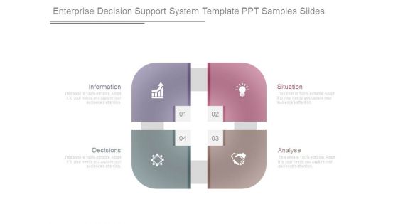 Enterprise Decision Support System Template Ppt Samples Slides