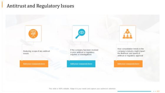 Enterprise Examination And Inspection Antitrust And Regulatory Issues Ppt Show Graphic Tips PDF