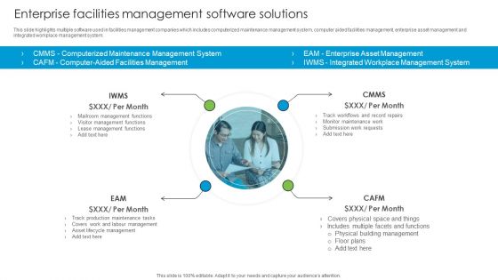 Enterprise Facilities Management Software Solutions Developing Tactical Fm Services Guidelines PDF