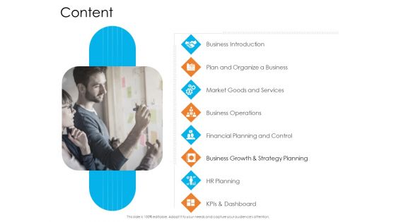 Enterprise Governance Content Infographics PDF